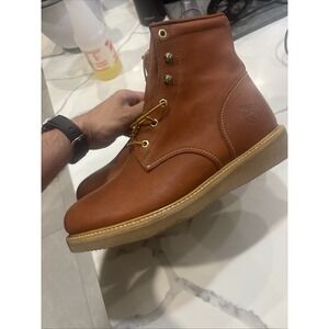 georgia boots Lace up Soft Toe Brown